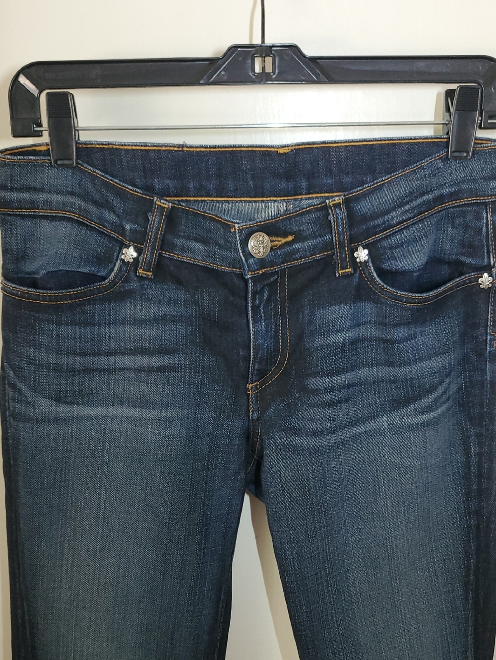 Bejeweled Vintage Low Rise Jeans - Picture 4 of 6